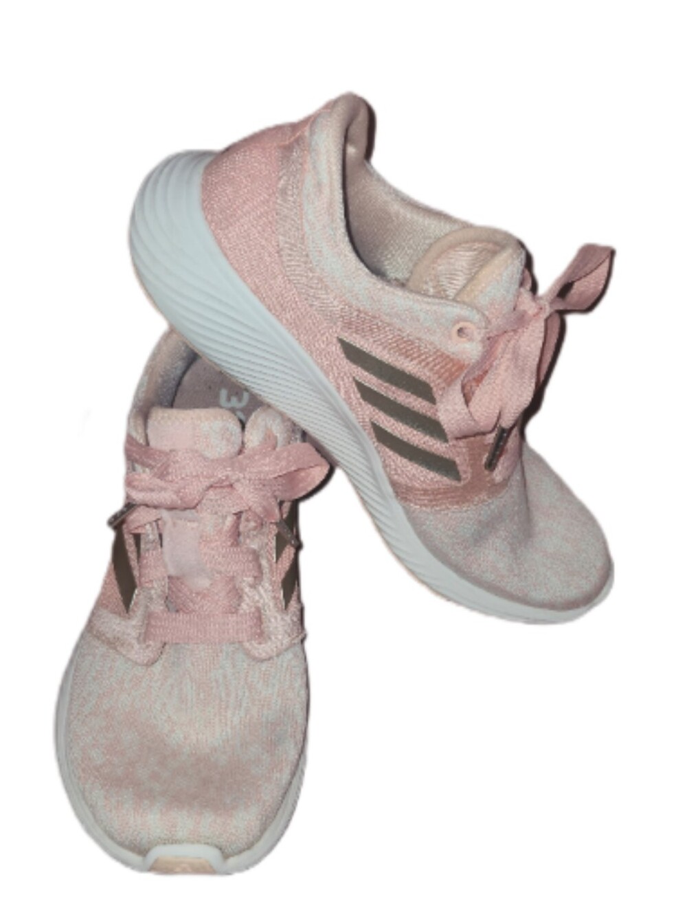Adidas Edge Lux 3, Peachy Pink Rose Gold Accents 8.5